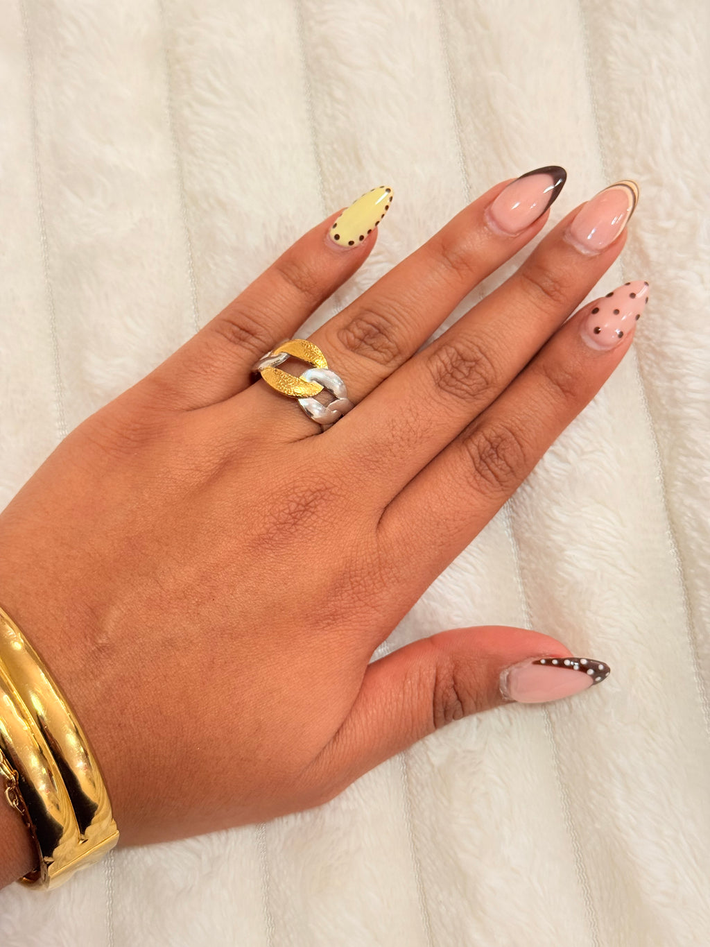 Anillo soga bicolor