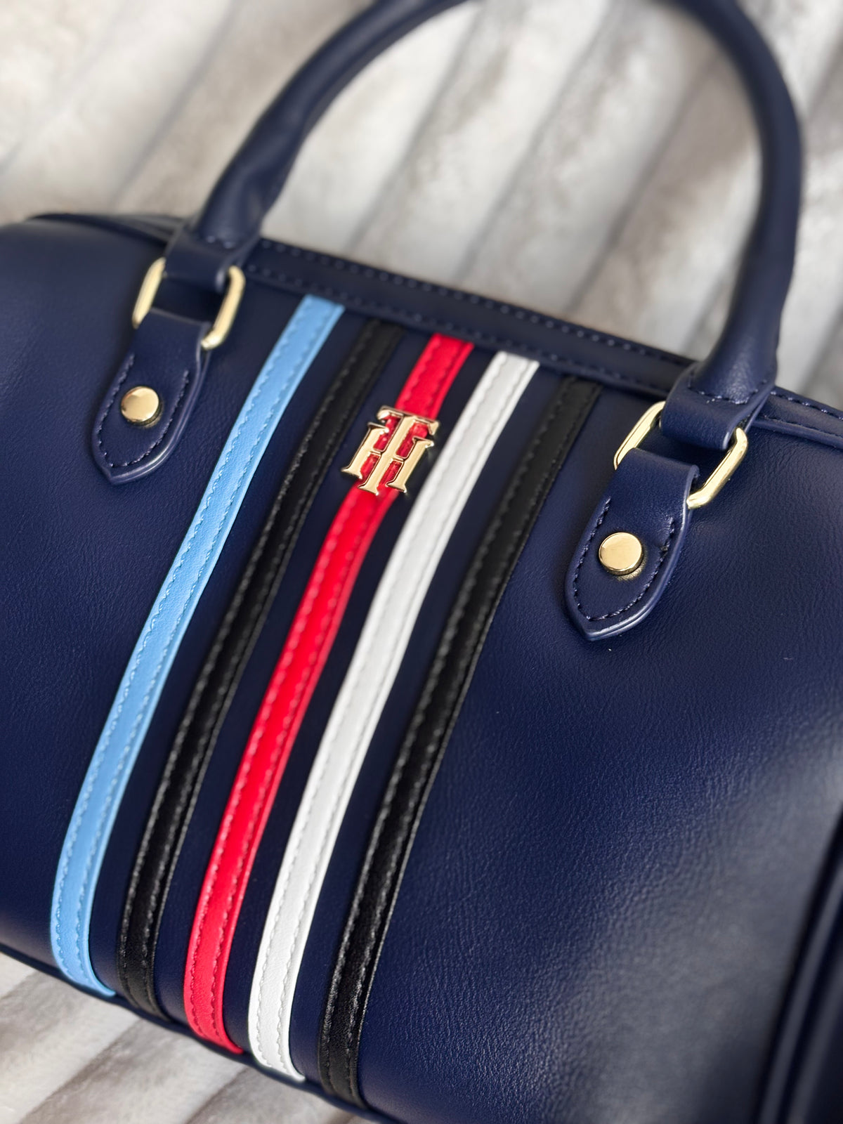 Cartera TH azul