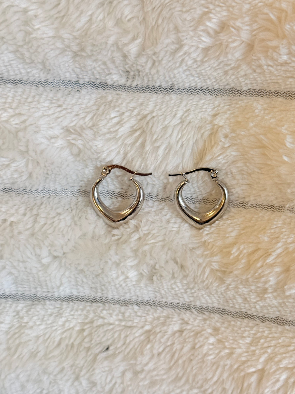 Argollas plateadas