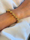 Pulsera chicle dorada