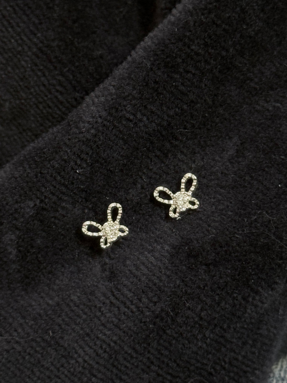 Aretes ortopédicos mariposa Plata italiana ley 925