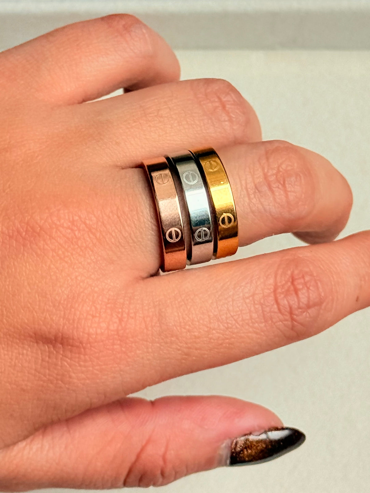 Anillo love PLATA