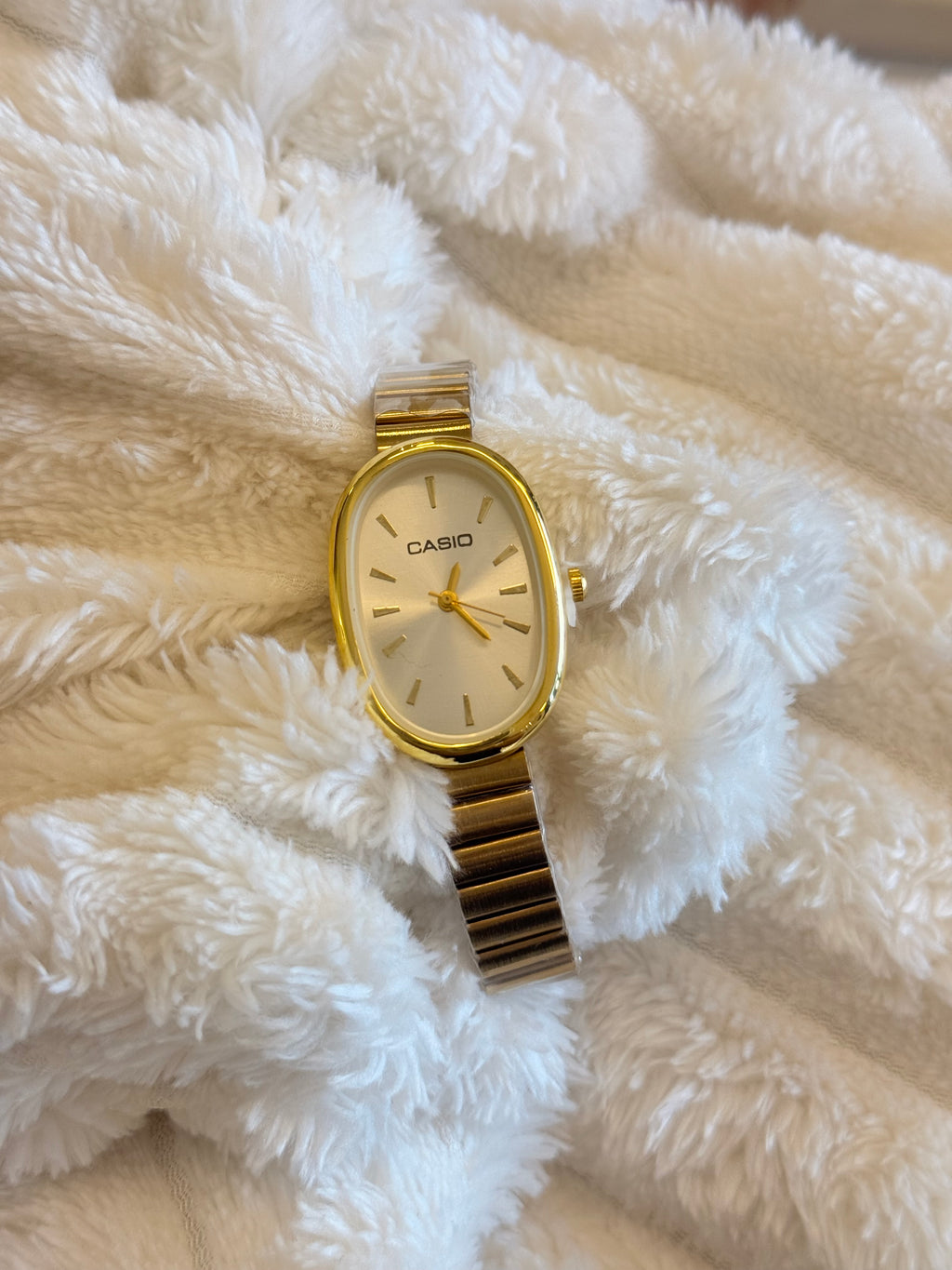 Reloj Casio cara blanca