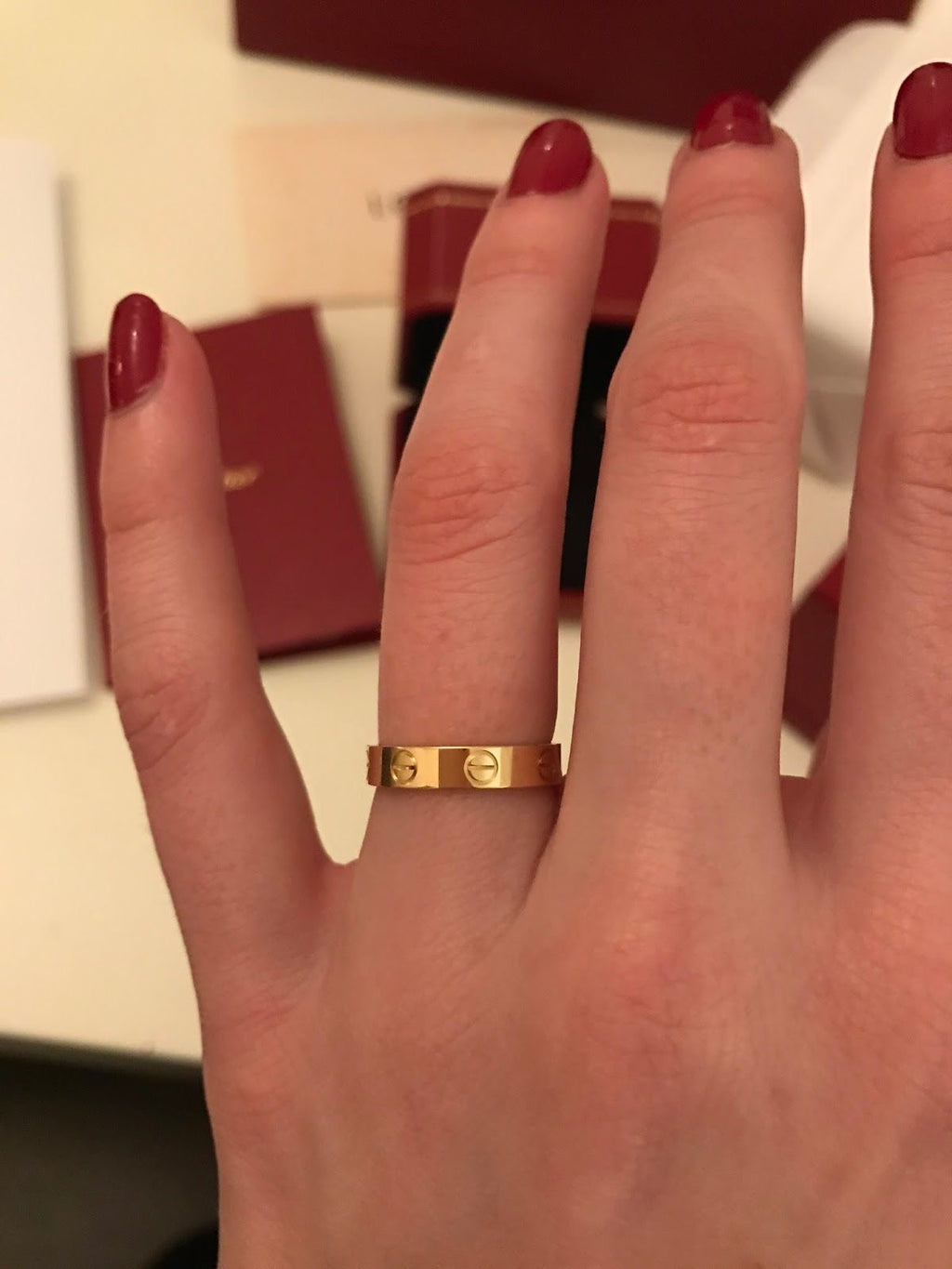 Anillo  Cartier love clásico