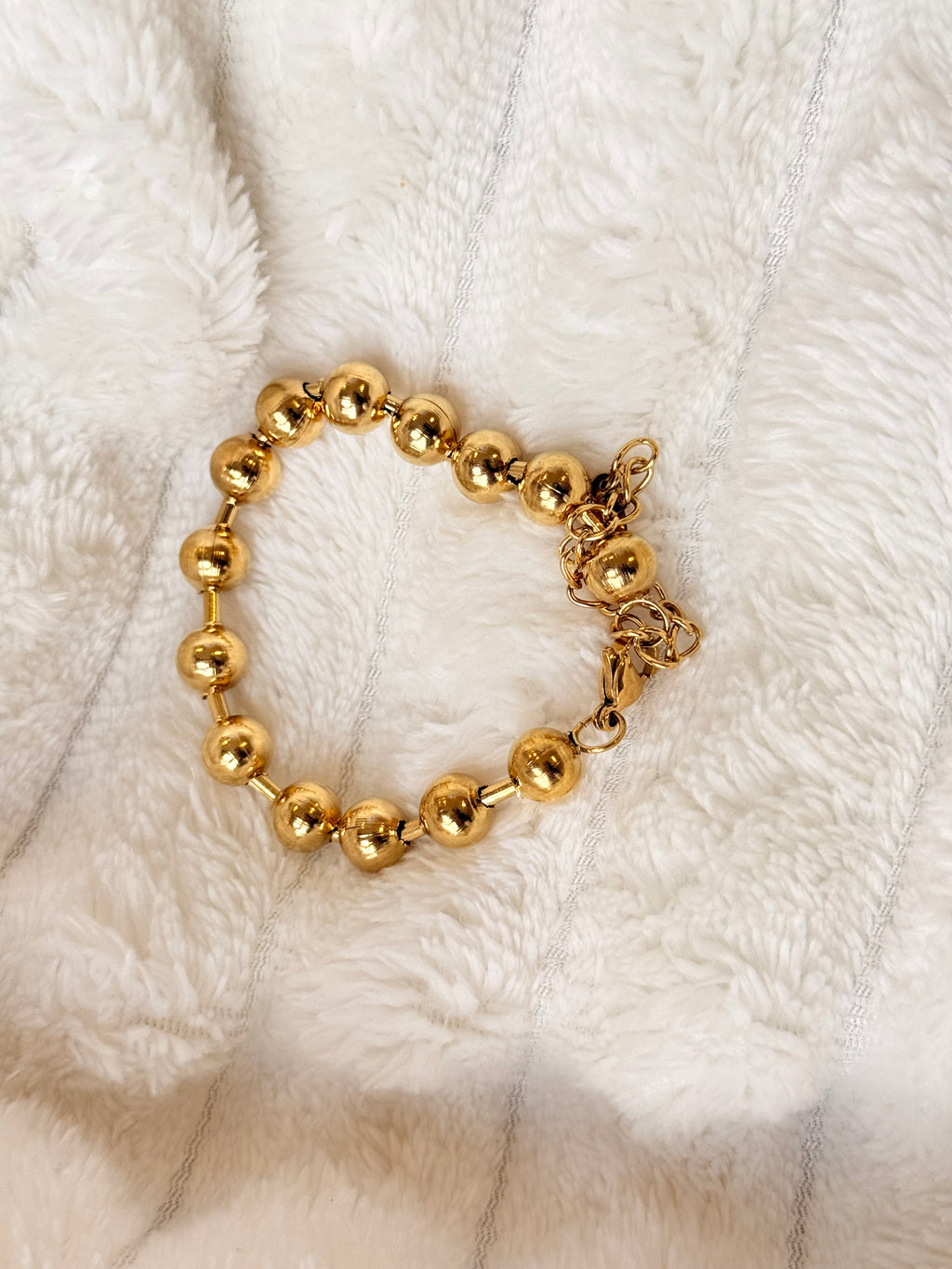Pulsera chicle dorada
