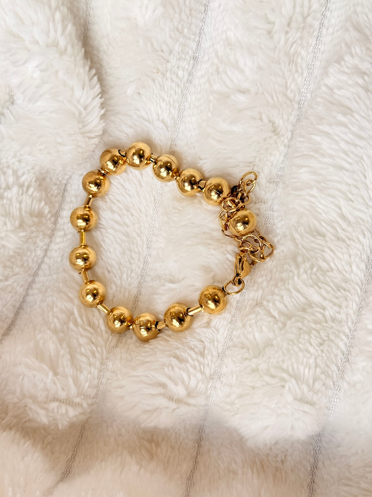 Pulsera chicle dorada