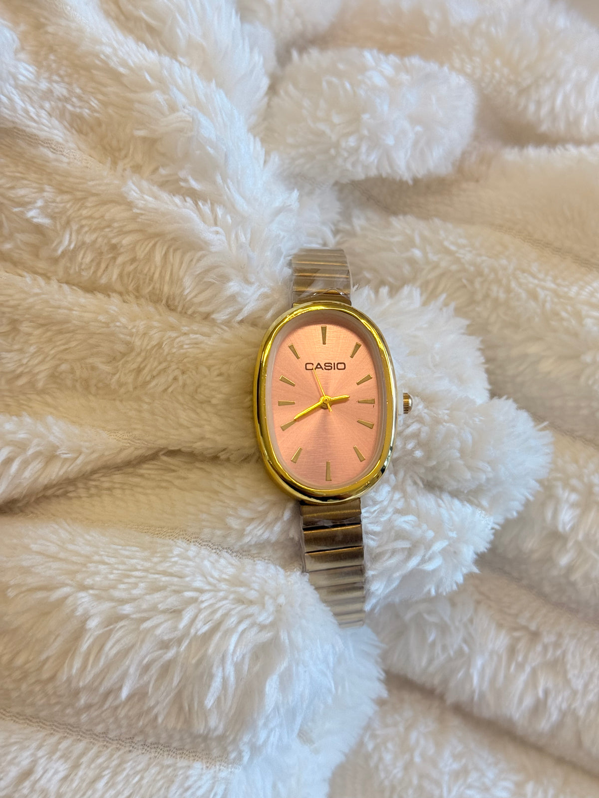 Reloj Casio cara rosada