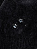 Aretes ortopédicos redondos azules Plata italiana ley 925