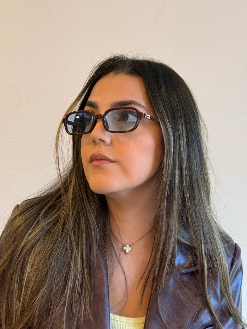 Gafas Rectangulares azules