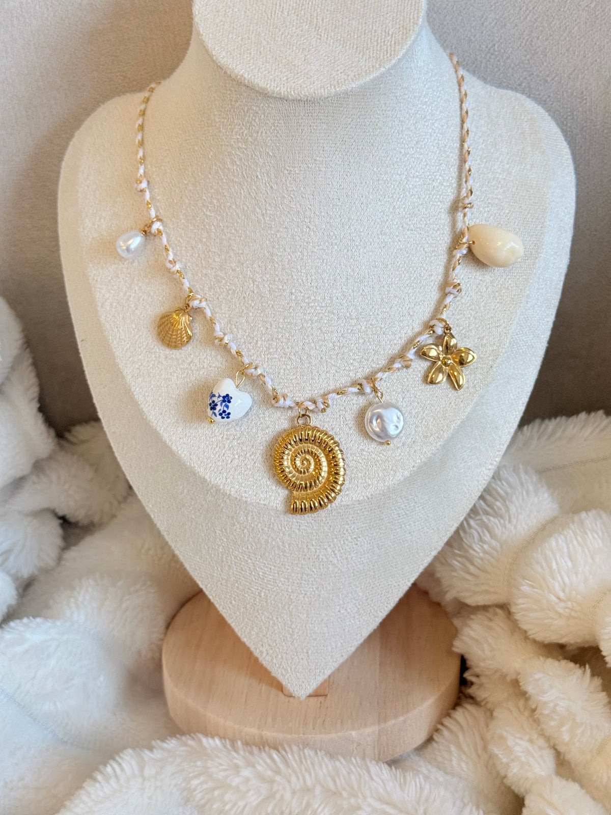 Cadena marino blanca