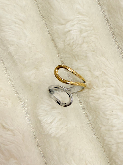 Anillo bicolor lua
