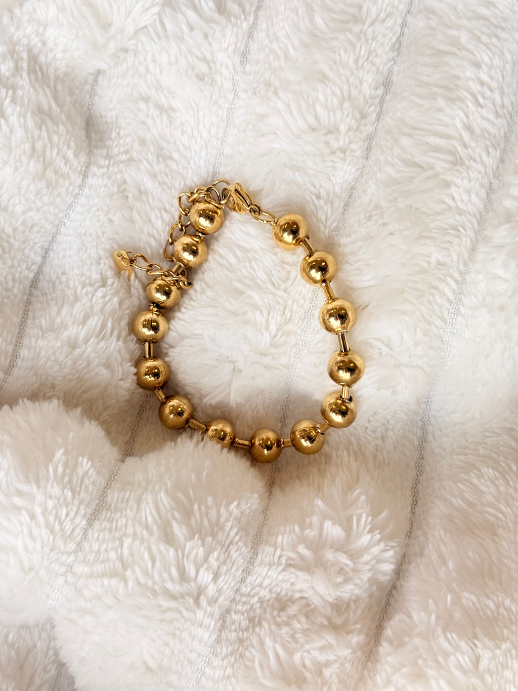 Pulsera chicle dorada
