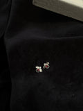 Aretes ortopédicos abeja Plata italiana ley 925
