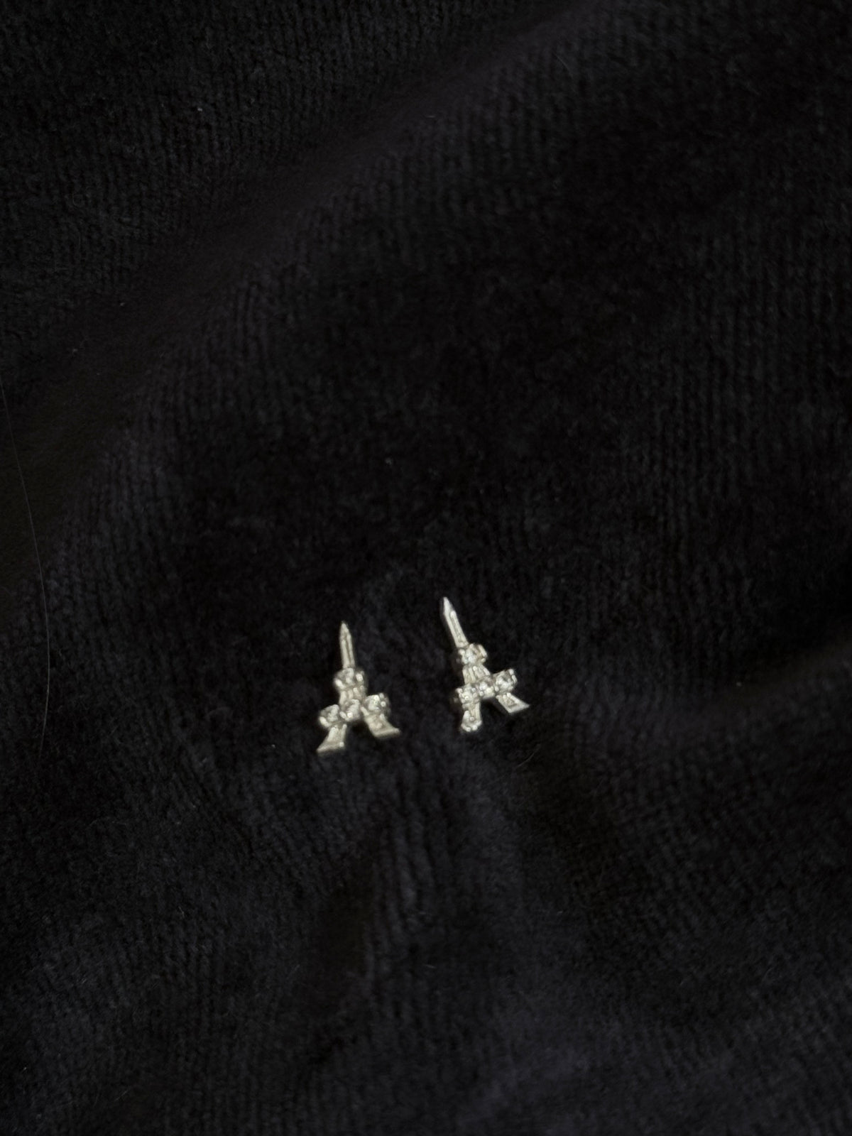 Aretes Torre Eiffel Plata italiana ley 925