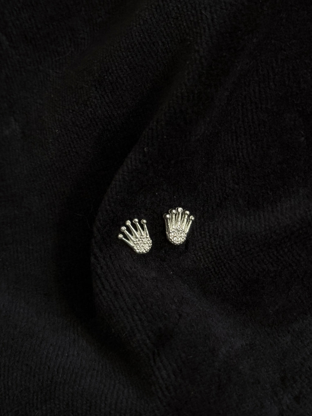 Aretes ortopédicos Corona Plata italiana ley 925