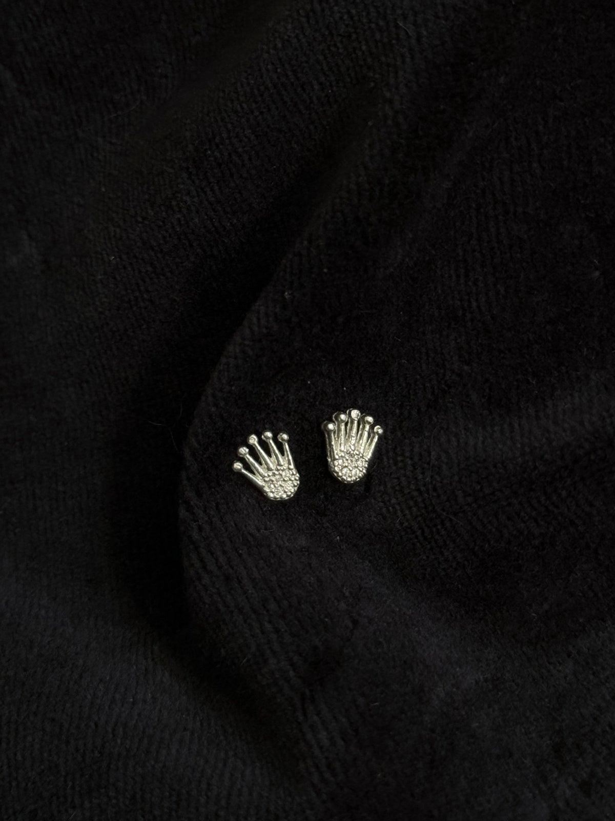 Aretes ortopédicos Corona Plata italiana ley 925