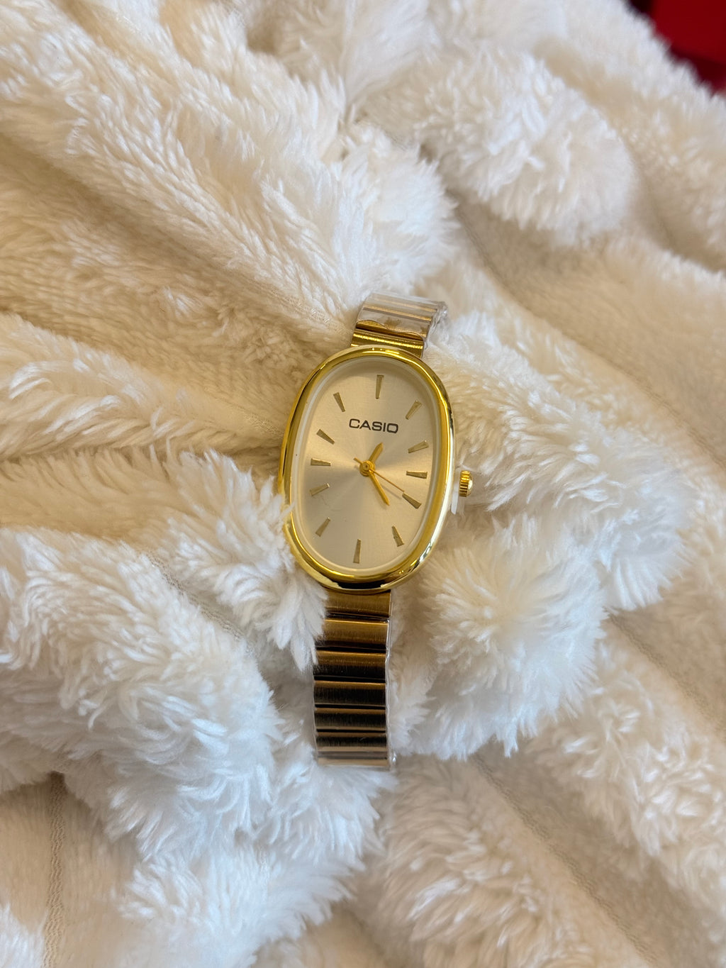 Reloj Casio cara blanca