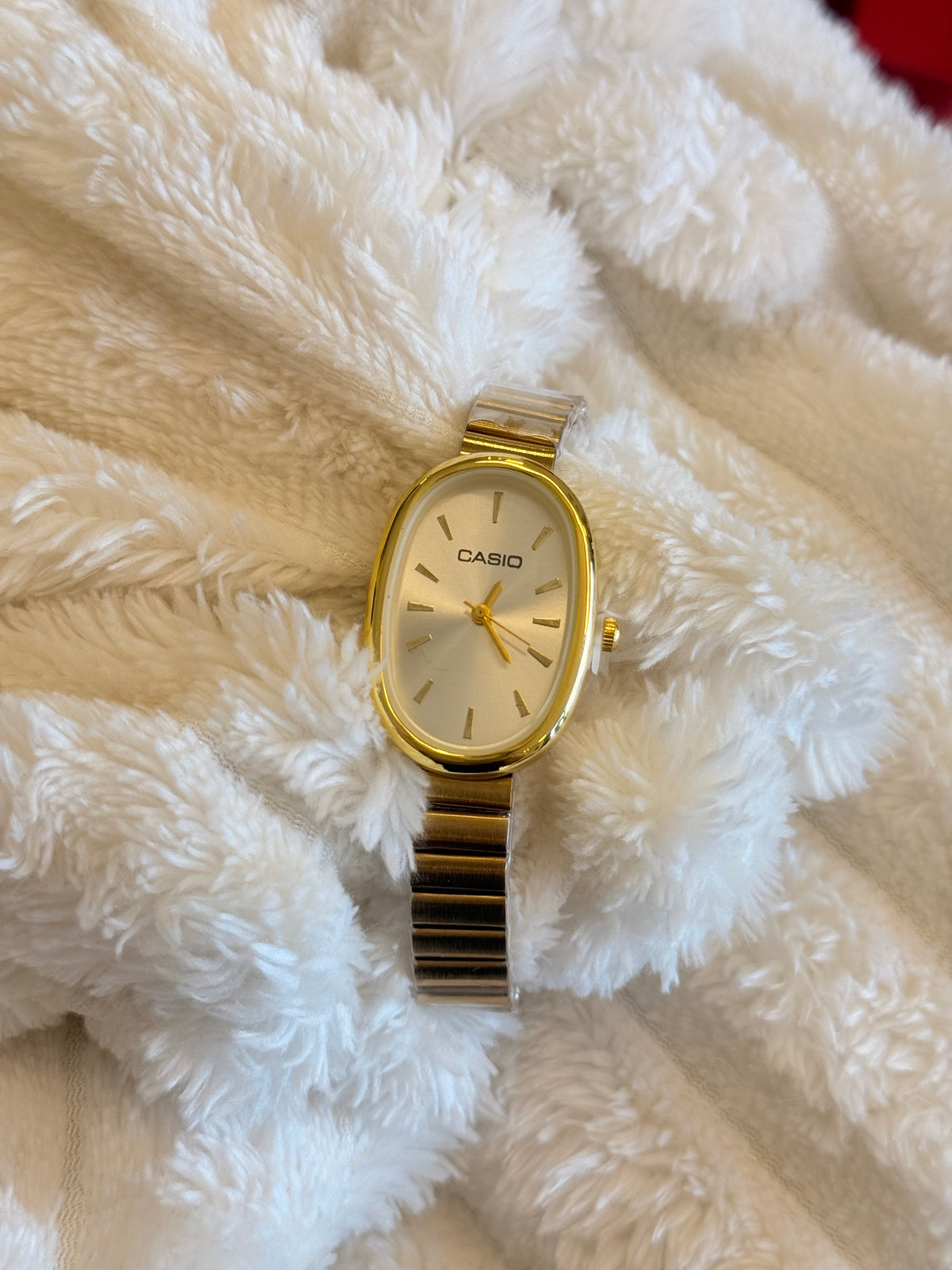 Reloj Casio cara blanca