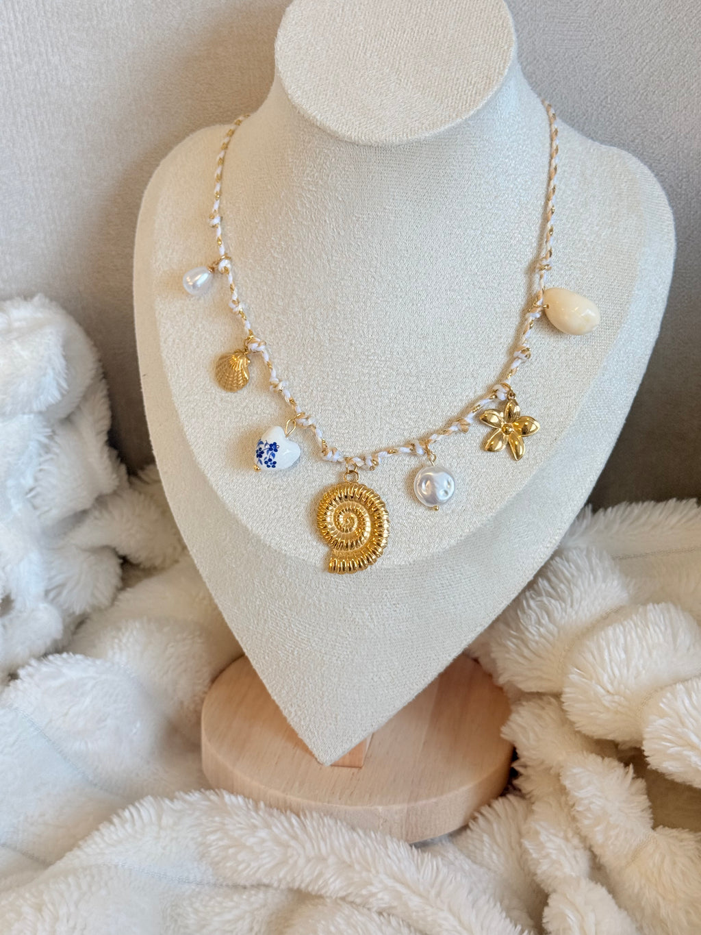 Cadena marino blanca