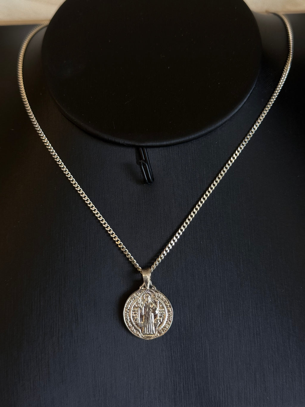 Cadena San Benito Plata italiana Ley 925