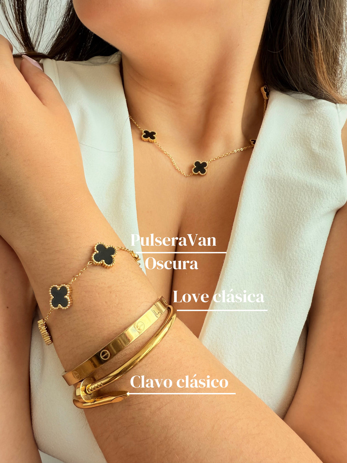 Cartier love clásica dorada