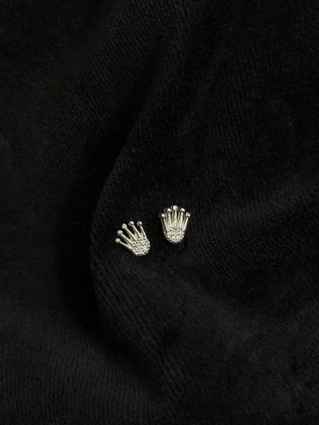 Aretes ortopédicos Corona Plata italiana ley 925