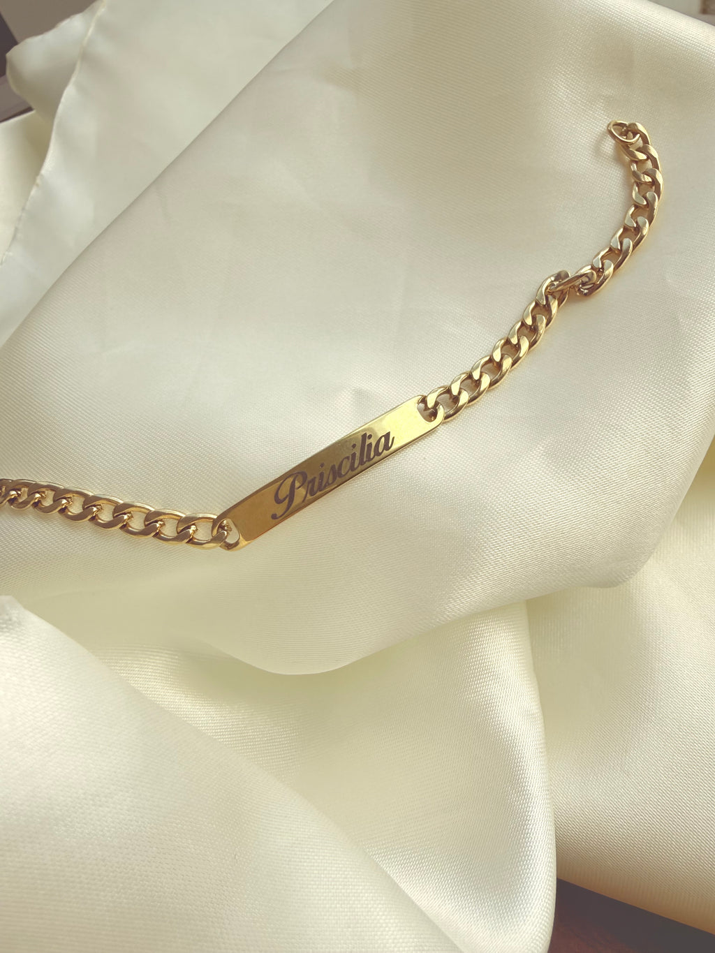 Pulsera placa