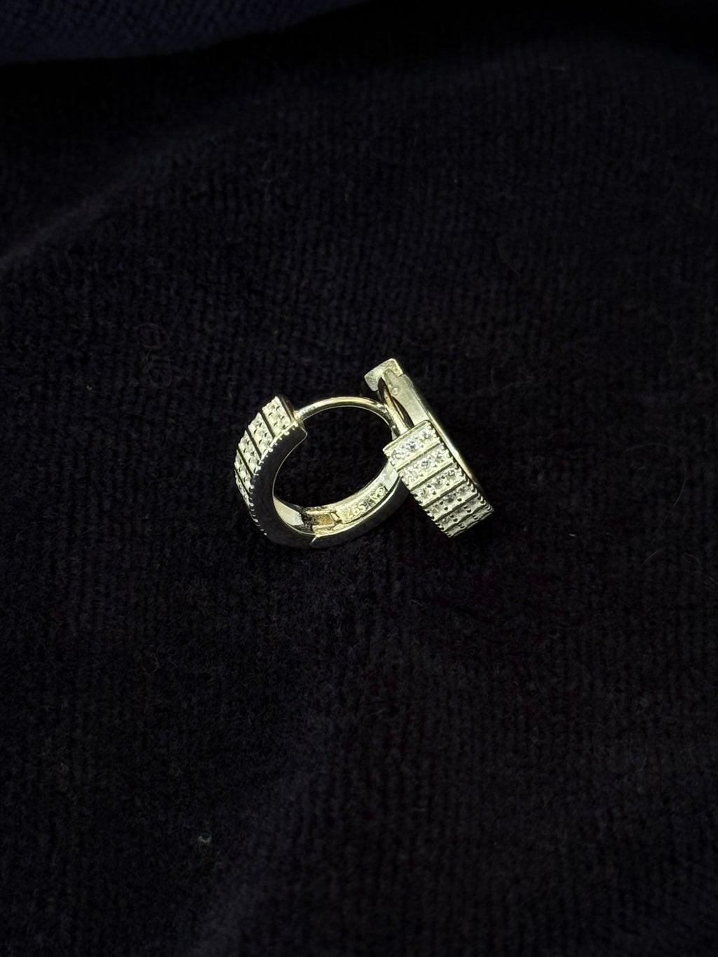 Aretes shine Plata italiana Ley 925
