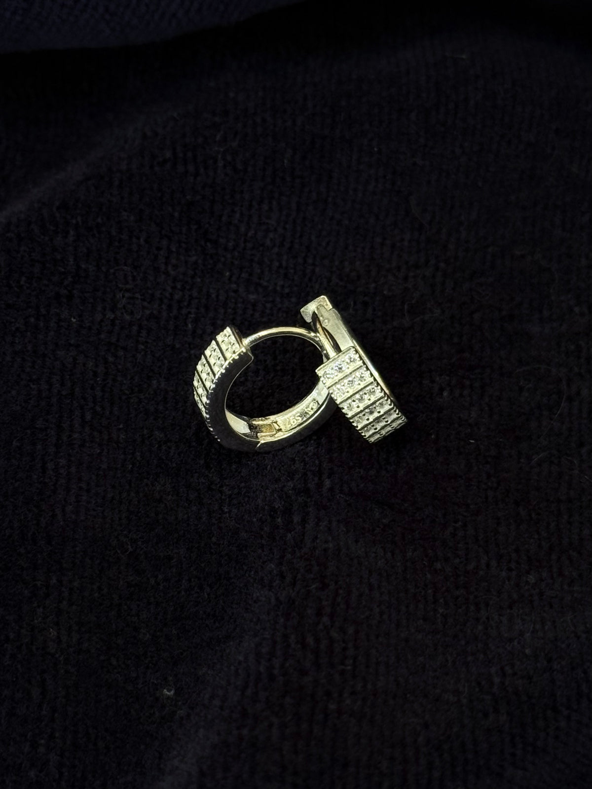 Aretes shine Plata italiana Ley 925