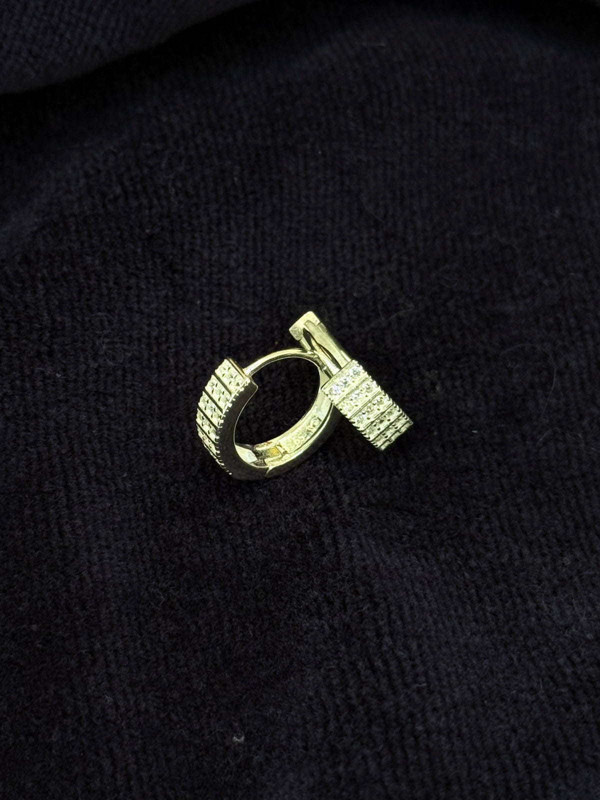 Aretes shine Plata italiana Ley 925