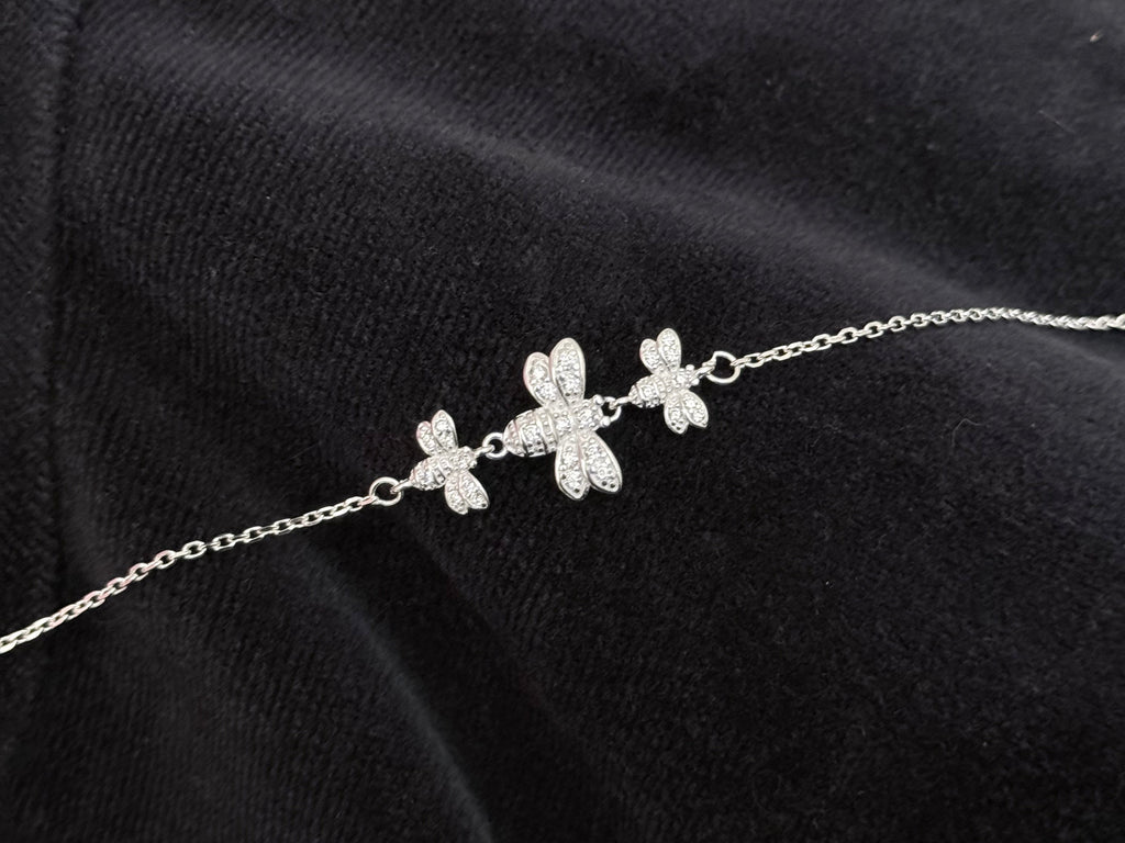 Pulsera luciérnaga Plata italiana ley 925