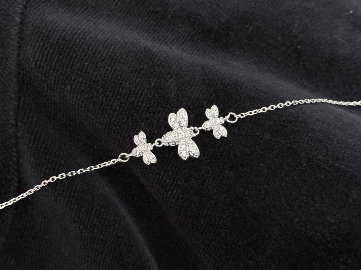 Pulsera luciérnaga Plata italiana ley 925