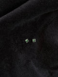 Aretes ortopédicos verdes Plata italiana ley 925