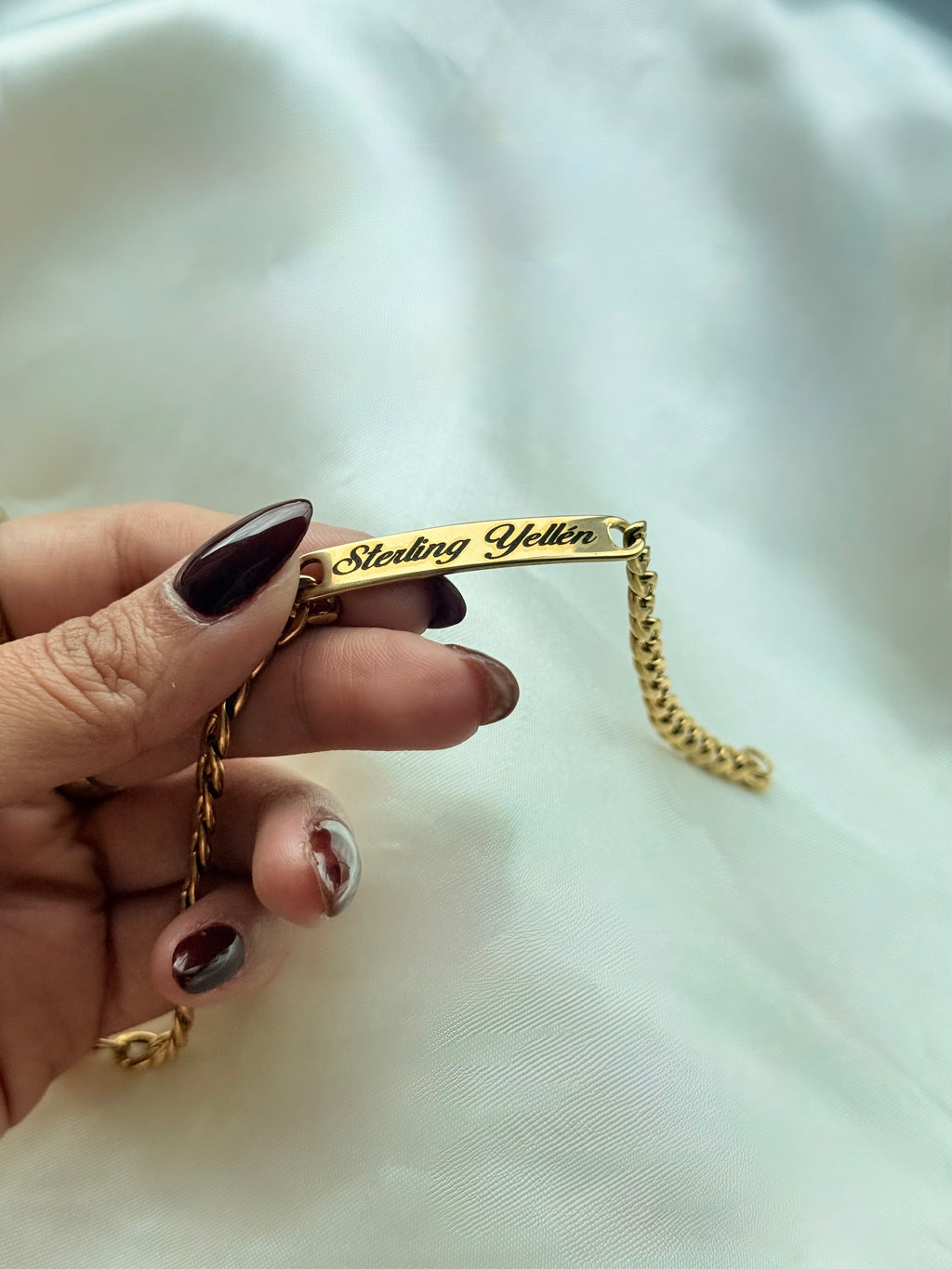 Pulsera placa