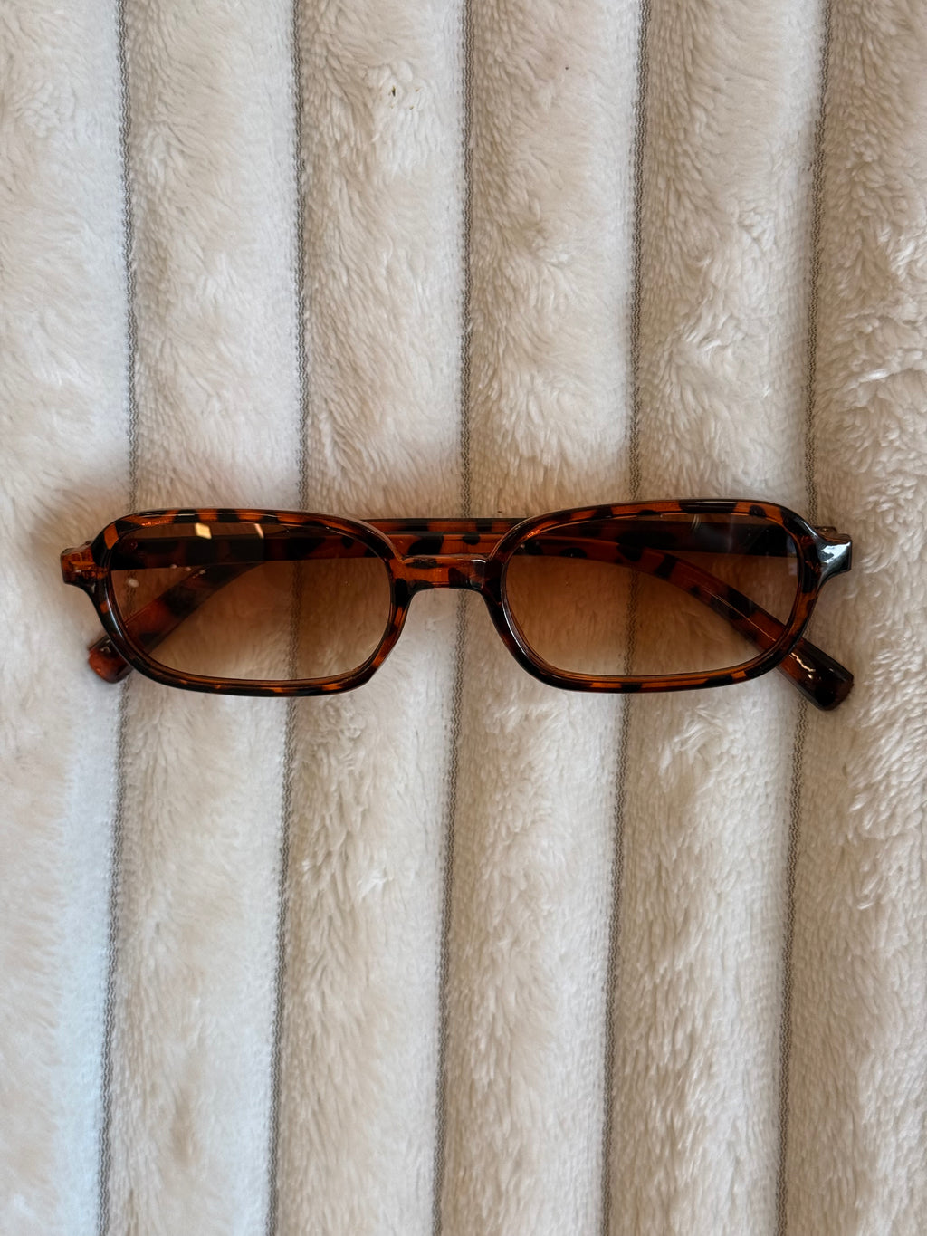Gafas Rectangulares café