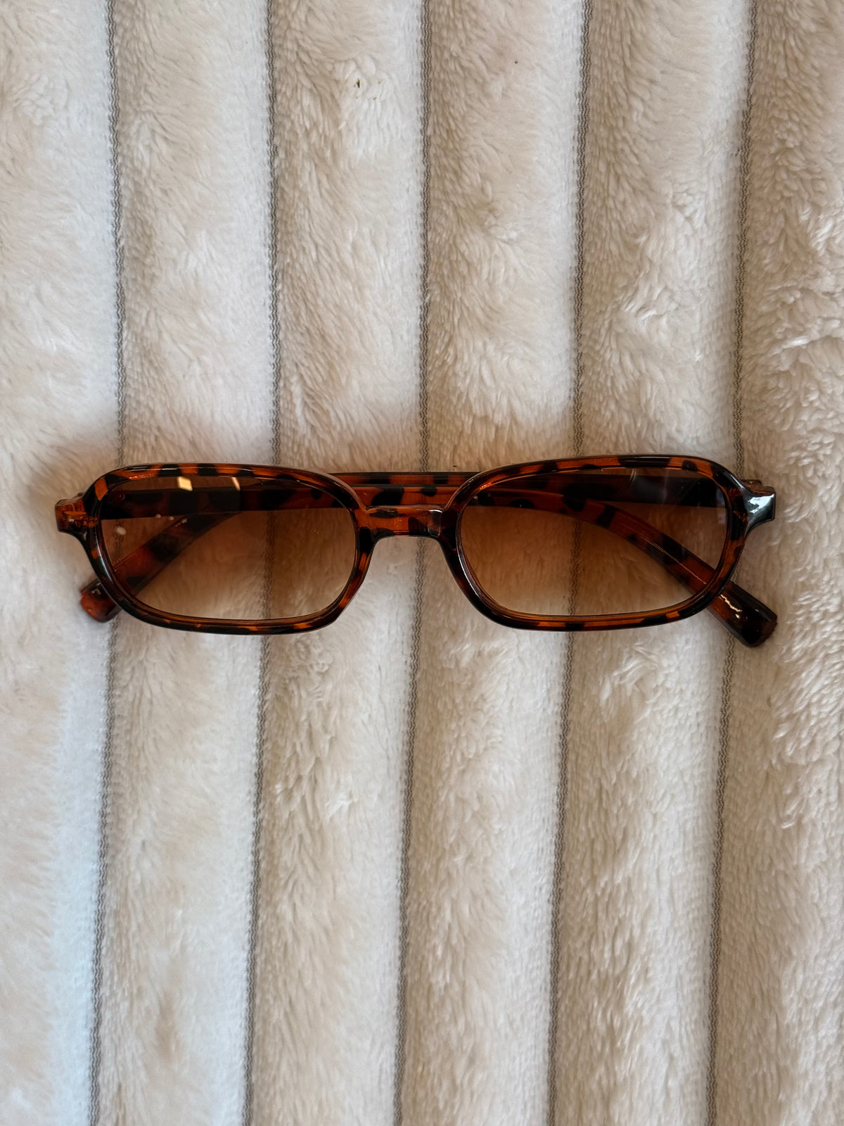 Gafas Rectangulares café