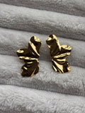 Aretes flor irregular