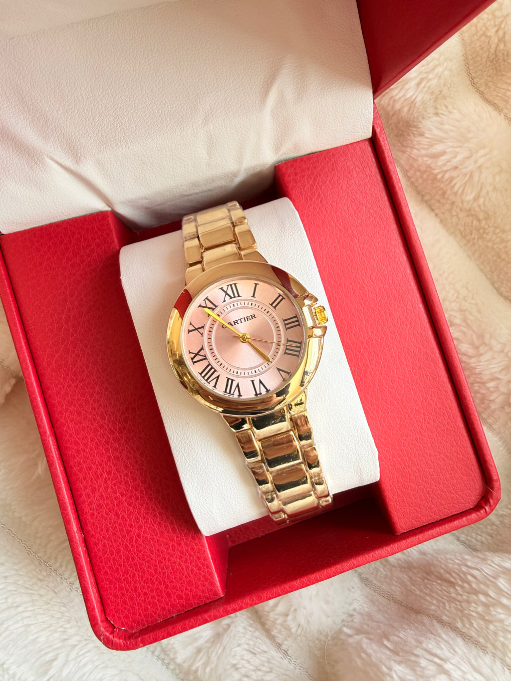 Reloj Balloon cara rosada