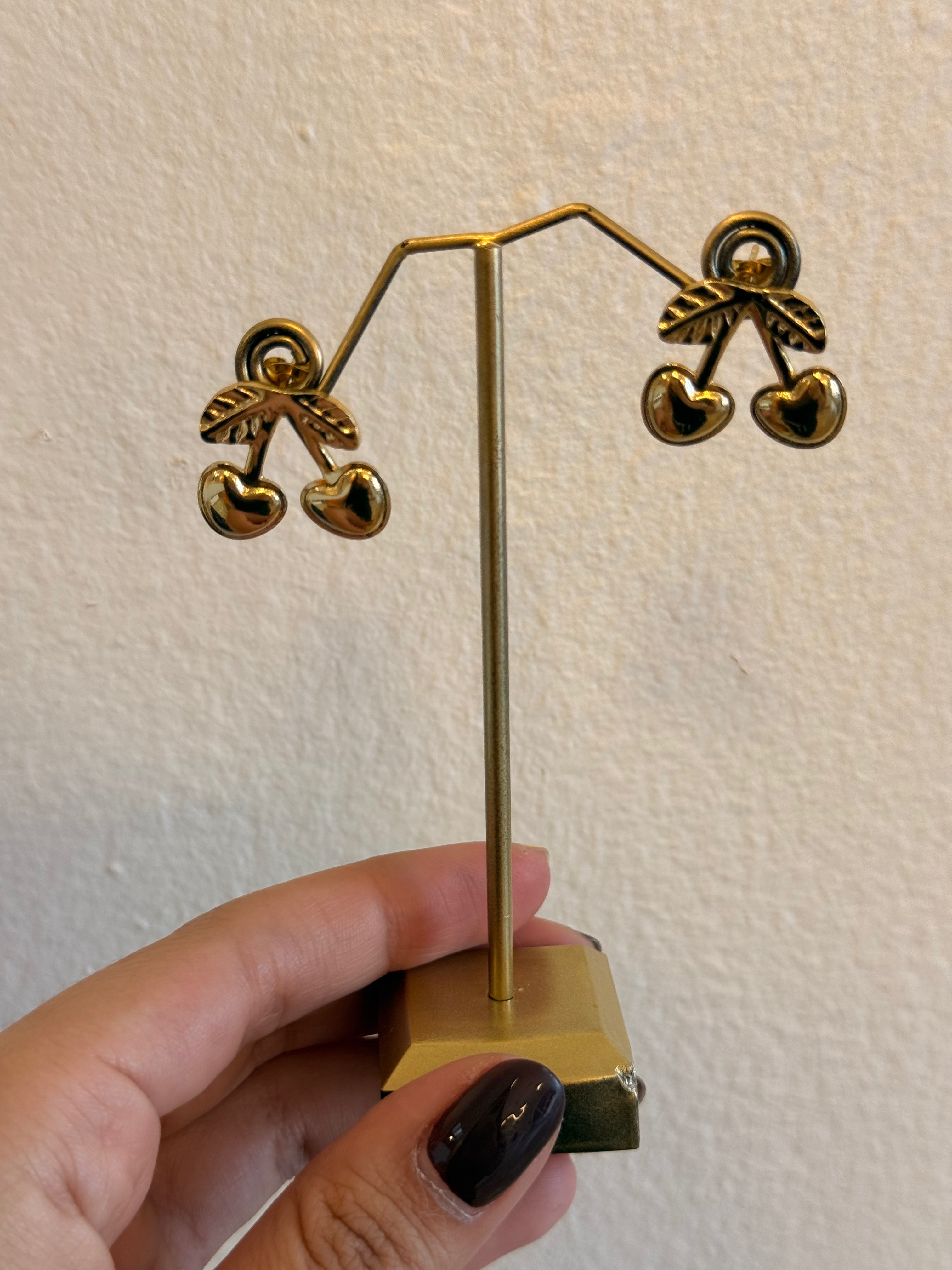 Aretes de cereza